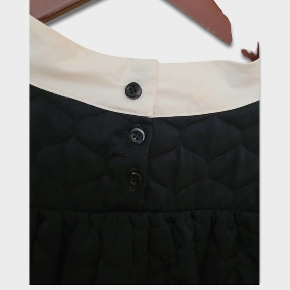 Kathrine Kidd Quilted Navy Blue Long Sleeved Sweater Size Large - Picture 7 of 9